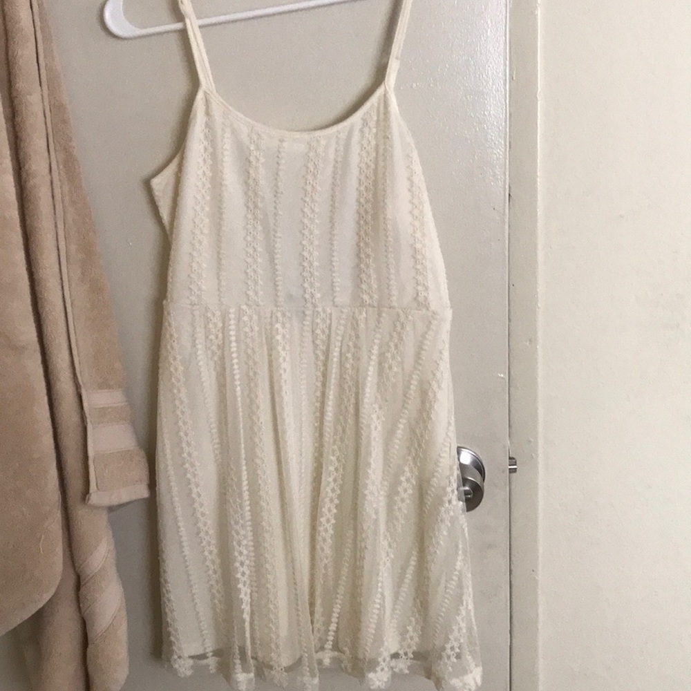Lace white dress